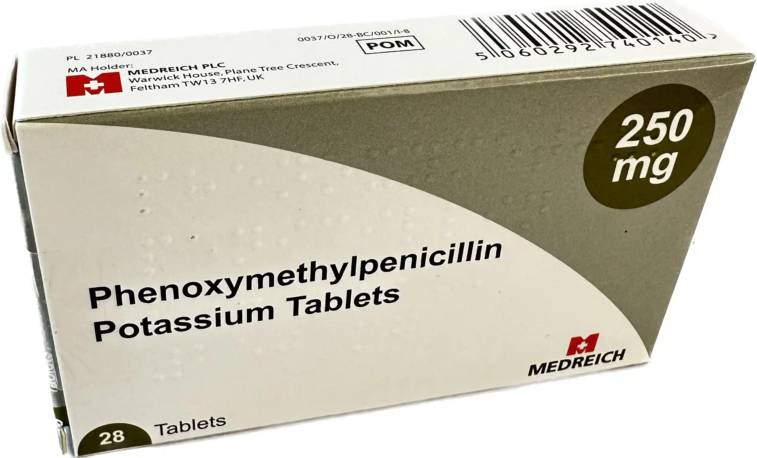 Penicillin 250 mg Tablets