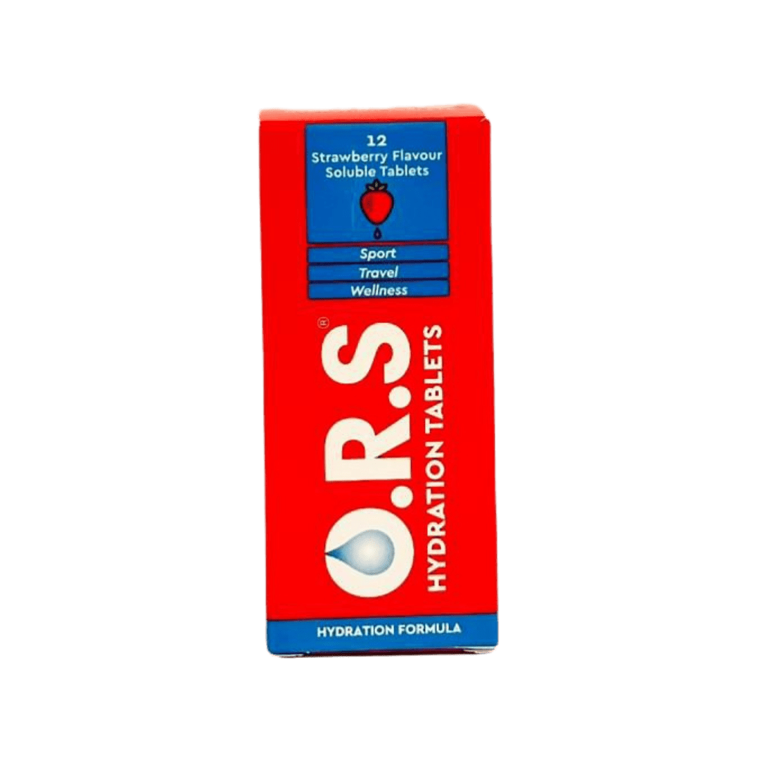 Electrolytes O.R.S Hydration Tablets Strawberry (12)