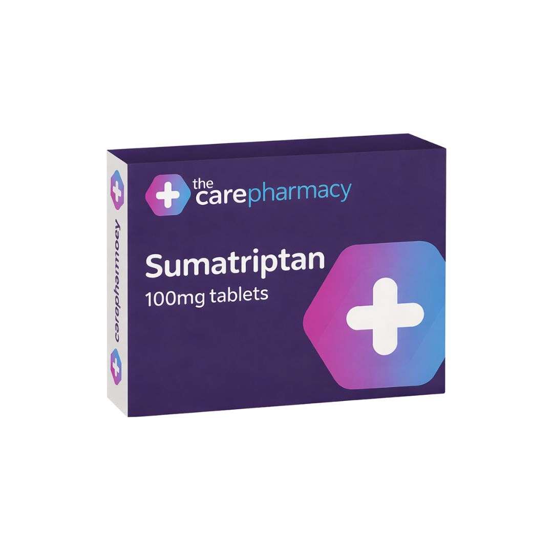 Sumatriptan 100mg tablets.