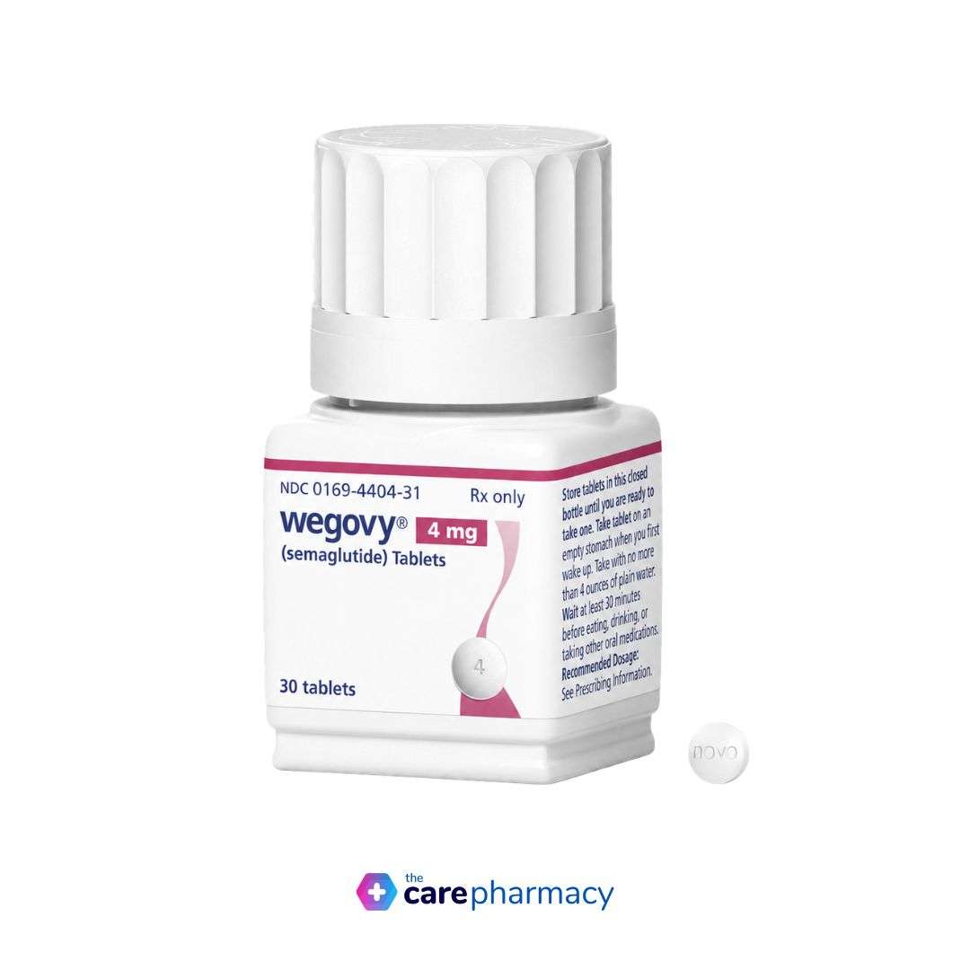 Wegovy pill, 4mg semaglutide tablets, The Care Pharmacy
