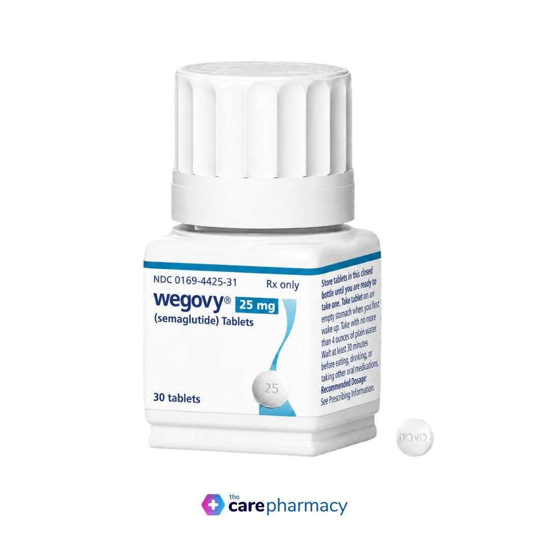 Wegovy 25 mg semaglutide tablets, The Care Pharmacy