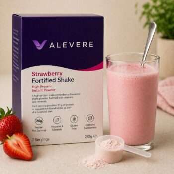 Strawberry fortified shake, high protein, The Care Pharmacy