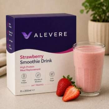 Strawberry smoothie drink. The Care Pharmacy