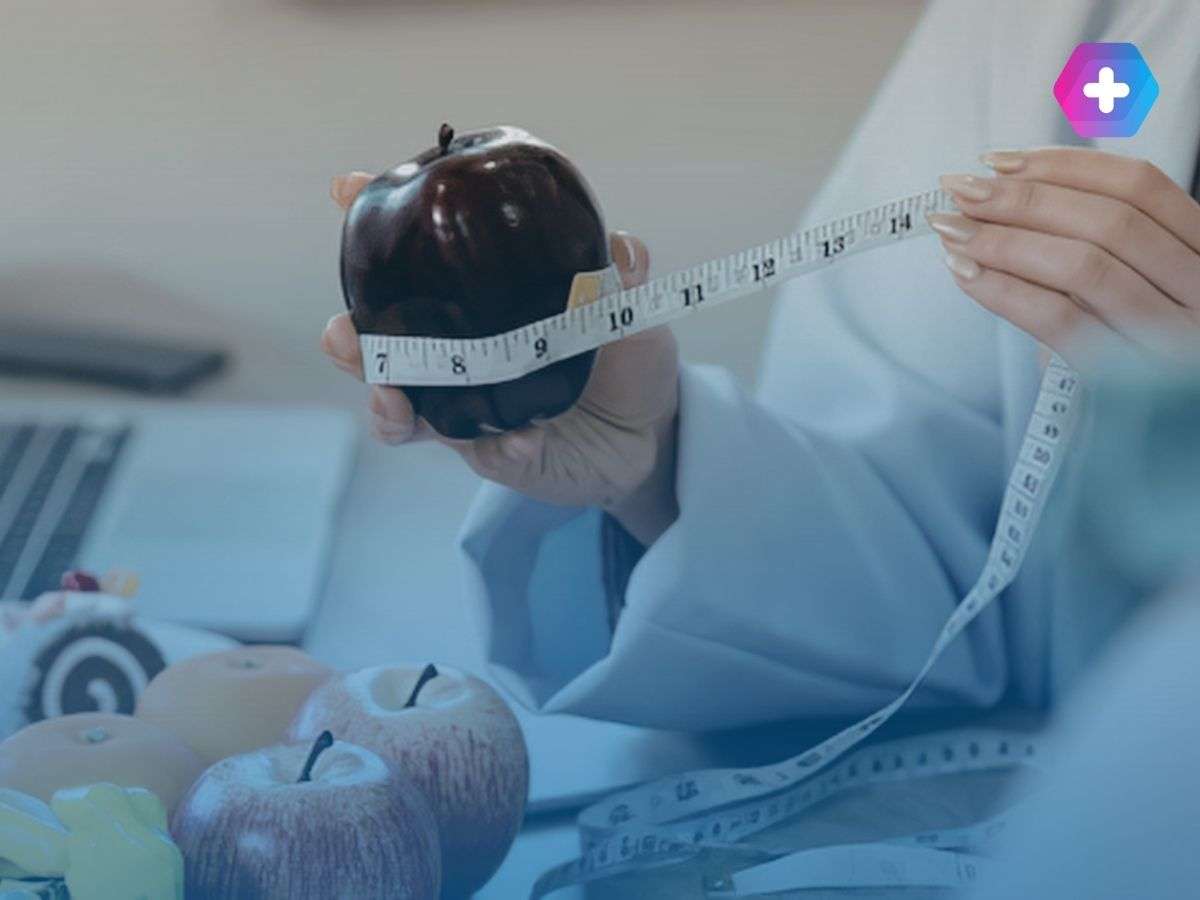 Measuring an apple to represent BMI