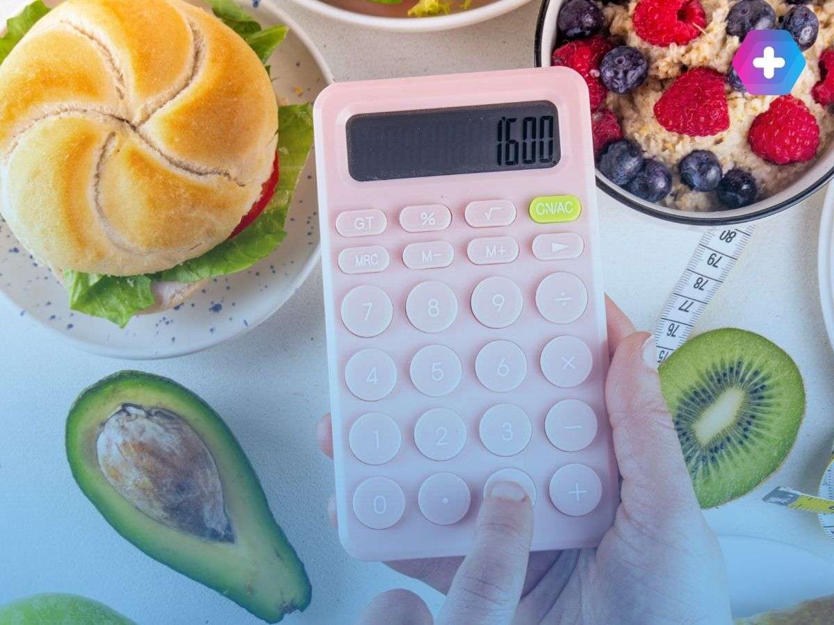 Calorie counting for weight loss on a calculator