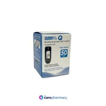 GlucoRx Q Blood Glucose Test Strips, 2 x 50 Strips