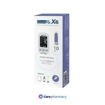 GlucoRx X6 Lactate Test Strips, 10 Strips