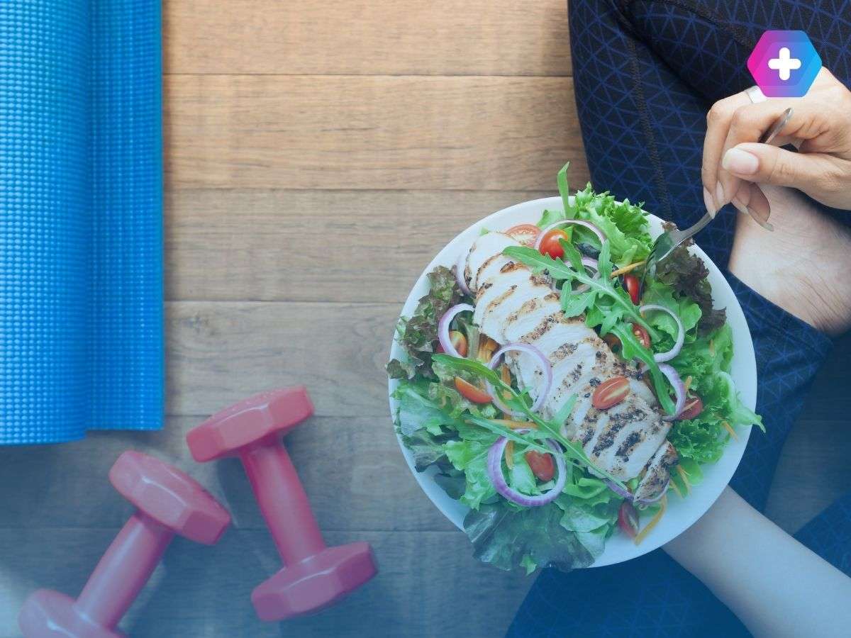 Weight loss tools and healthy food