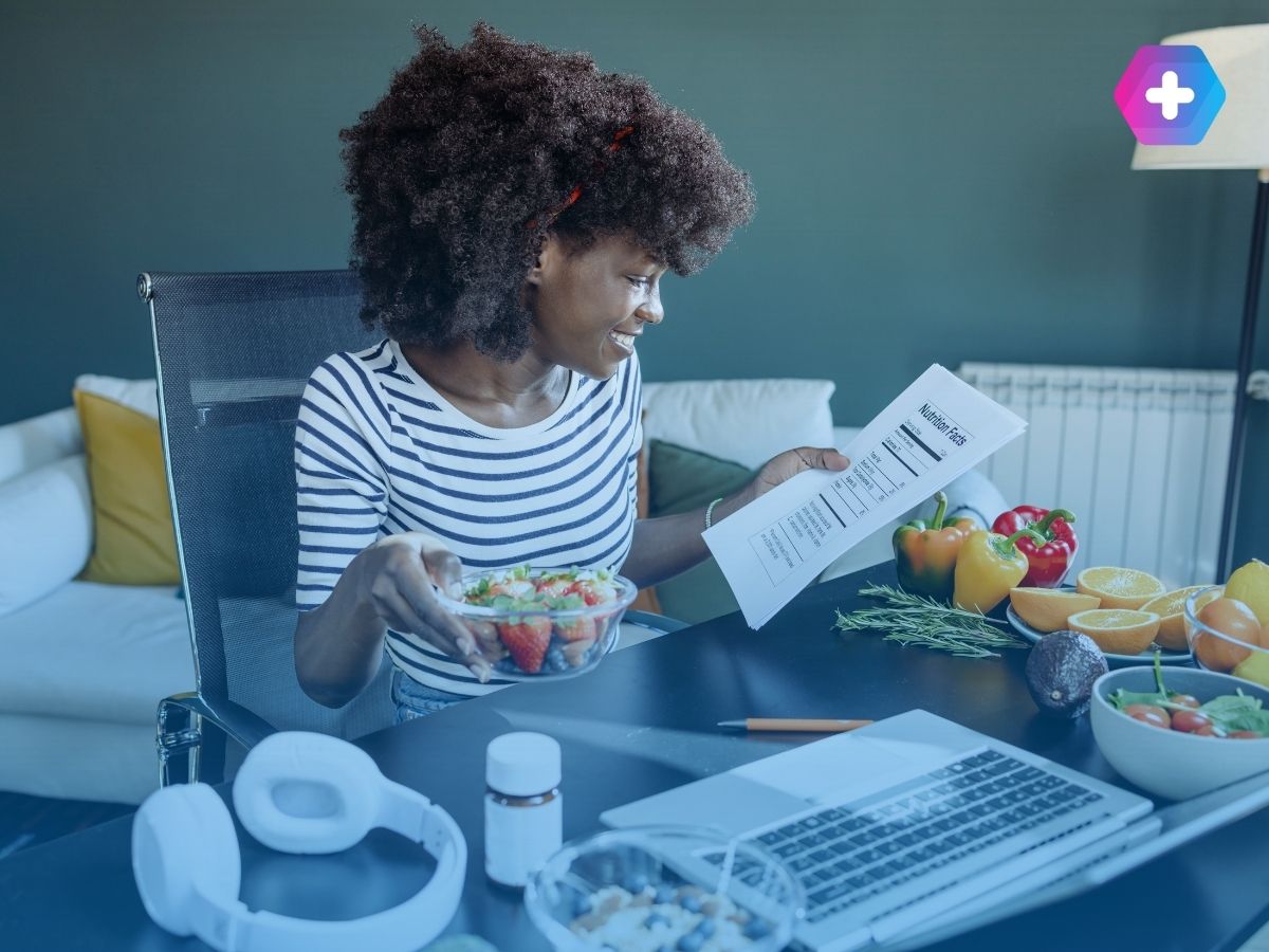 Healthy working lunch for weight loss
