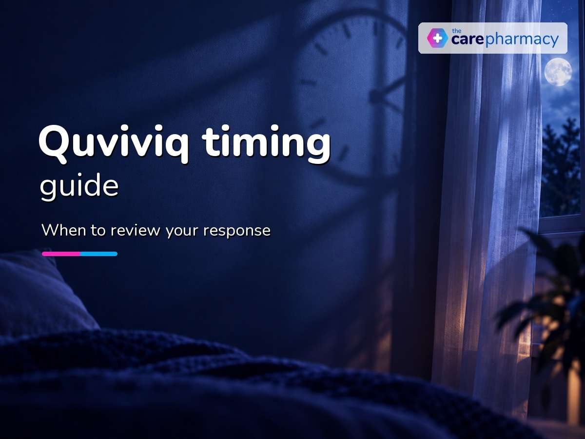 Clock shadow on a bedroom wall representing Quviviq timing expectations.