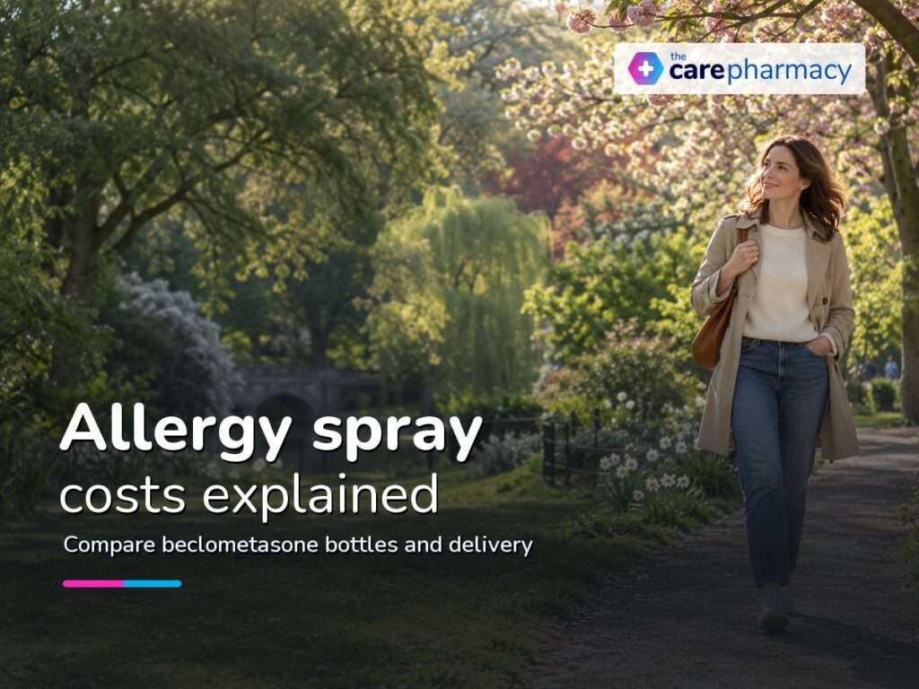 Beclometasone Nasal Spray Price Comparison UK: 200 Sprays
