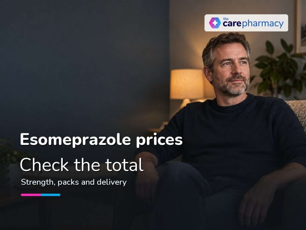 Esomeprazole Price Comparison UK: 20mg Tablets and Fees