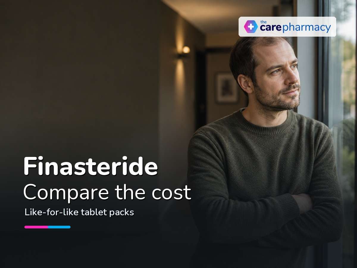 Man beside a window for a guide to finasteride prices and hair loss treatment costs