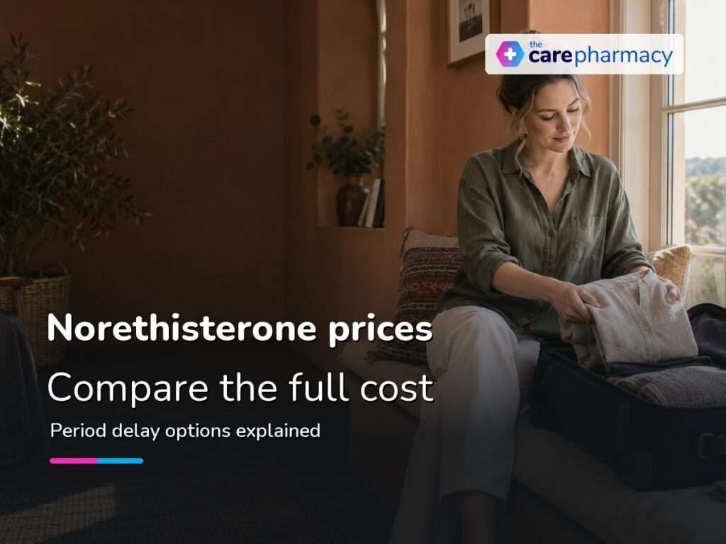Norethisterone Price Comparison UK: Period Delay Options