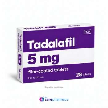 Generic tadalafil daily 5 mg 28-tablet pack illustration